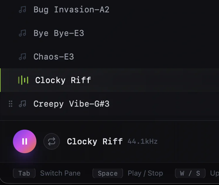 The keyboard is for speed